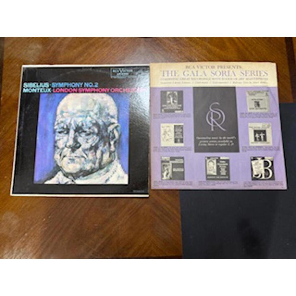 Vinyl Record‎ - Monteux London Symphony Orchestra Sibelius Symphony No. 2 RCA